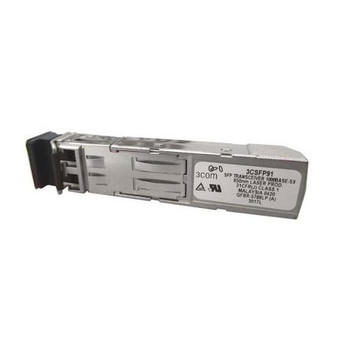 3CSFP91-A1 3Com 1Gbps 1000Base-SX Multi-mode Fiber 500m 850nm Duplex LC Connector SFP Transceiver Module 3CSFP91-A1 3Com 1Gbps 1000Base-SX Multi-mode Fiber 500m 850nm Duplex LC Connector SFP Transceiver Module