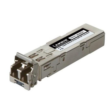 MGBSX1 Linksys 1Gbps 1000Base-SX 850nm 550m SFP Transceiver Module MGBSX1 Linksys 1Gbps 1000Base-SX 850nm 550m SFP Transceiver Module