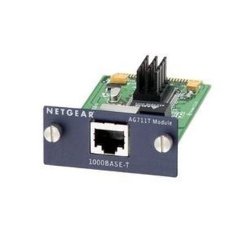 AG711T Netgear Copper Gigabit 1000BASE-T Expansion Module 1 x 10/100/1000Base-T LAN Expansion Module (Refurbished) AG711T Netgear Copper Gigabit 1000BASE-T Expansion Module 1 x 10/100/1000Base-T LAN Expansion Module (Refurbished)