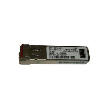 SFP-OC3-LR1 Cisco 155Mbps OC3/STM1 LR-1 Single-Mode Fiber 40km 1310nm Duplex LC Connector SFP Transceiver Module (Refurbished) SFP-OC3-LR1 Cisco 155Mbps OC3/STM1 LR-1 Single-Mode Fiber 40km 1310nm Duplex LC Connector SFP Transceiver Module (Refurbished)