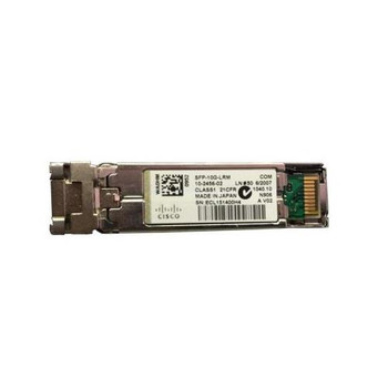 SFP-10G-LRM Cisco 10Gbps 10GBase-LRM Multi-mode Fiber 220m 1310nm Duplex LC Connector SFP+ Transceiver Module SFP-10G-LRM Cisco 10Gbps 10GBase-LRM Multi-mode Fiber 220m 1310nm Duplex LC Connector SFP+ Transceiver Module