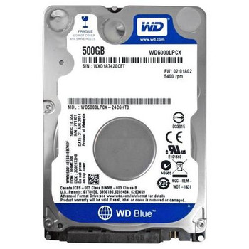 WD5000LPCX-24C6HT0 Western Digital 500GB 5400RPM SATA 6.0 Gbps 2.5 8MB Cache Hard Drive WD5000LPCX-24C6HT0 Western Digital 500GB 5400RPM SATA 6.0 Gbps 2.5 8MB Cache Hard Drive