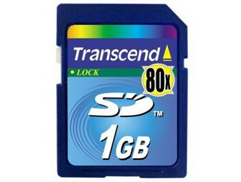 TS1GSD80 Transcend 1GB 80x Hi-Speed SD Flash Memory Card TS1GSD80 Transcend 1GB 80x Hi-Speed SD Flash Memory Card