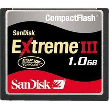 SDCFX3-1024 SanDisk Extreme III 1GB CompactFlash (CF) Memory Card SDCFX3-1024 SanDisk Extreme III 1GB CompactFlash (CF) Memory Card
