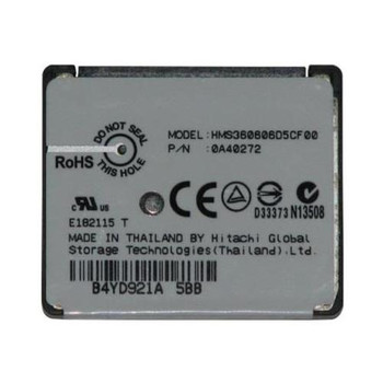 HMS360606D5CF00 Hitachi Microdrive 3K6 6GB 3600RPM CompactFlash (CF+) Type II 128KB Cache 1-inch Internal Hard Drive HMS360606D5CF00 Hitachi Microdrive 3K6 6GB 3600RPM CompactFlash (CF+) Type II 128KB Cache 1-inch Internal Hard Drive