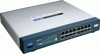 RV016 Linksys VPN Router with 16x 10/100 Switch Dual Internet Ports (Refurbished) RV016 Linksys VPN Router with 16x 10/100 Switch Dual Internet Ports (Refurbished)