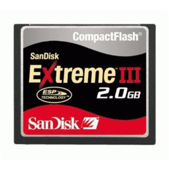 SDCFX3-2048 SanDisk Extreme III 2GB CompactFlash (CF) Memory Card SDCFX3-2048 SanDisk Extreme III 2GB CompactFlash (CF) Memory Card