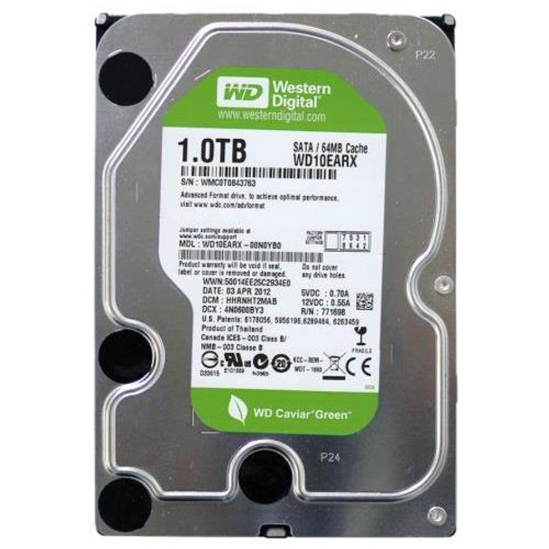WD10EARX-00N0YB0 Western Digital 1TB 5400RPM SATA 6.0 Gbps 3.5 64MB ...