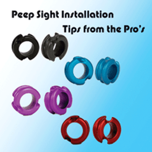 install peep sight