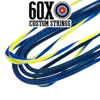 serving bow color blue pinstripe string custom flo yellow strings red buckskin bowstring tpus 60x