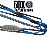 bow color string silver serving blue electric custom bowstring strings tpus 60x