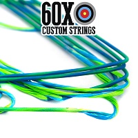 color bow string electric blue flo green custom serving bowstring strings 60x