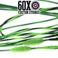 flo-green-black-w-clear-serving-w-tpus-custom-color-bow-string.jpg flo green and black serving custom bowstring