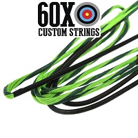 flo green w black serving custom bowstring