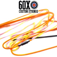 flo yellow and light pink serving custom bow string