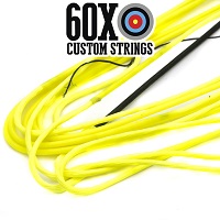 flo yellow with serving custom bow string