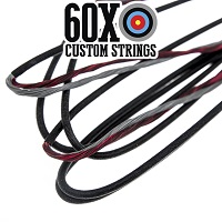 red spec silver w black serving custom bow strings
