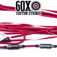 red and white serving w 60X Speed Nocks custom bow string