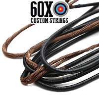 tan w black serving1 custom bow string