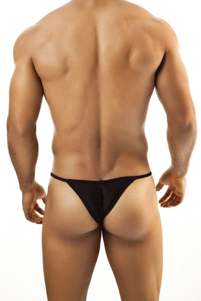 Joe Snyder Underwear Kini Bikini Black JS12 from Topdrawers Menswear - Back View Joe Snyder Underwear Kini Bikini Black JS12 from Topdrawers Menswear - Back View