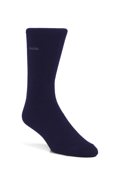 41 Navy - Calvin Klein Signature Flat Knit Cotton Blend Dress Sock MCG215 from Topdrawers Menswear 41 Navy - Calvin Klein Signature Flat Knit Cotton Blend Dress Sock MCG215 from Topdrawers Menswear