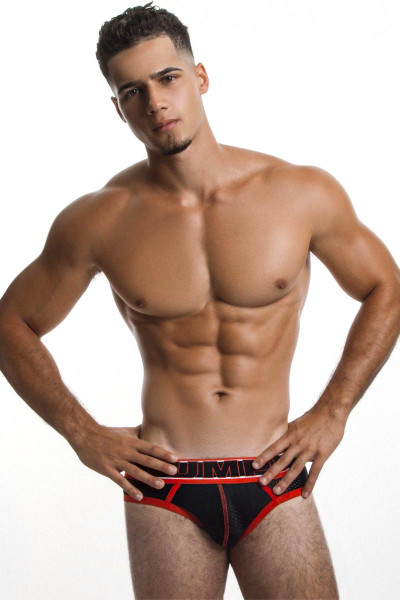 PUMP! Uppercut Brief 12034 Front View - Topdrawers Underwear for Men PUMP! Uppercut Brief 12034 Front View - Topdrawers Underwear for Men