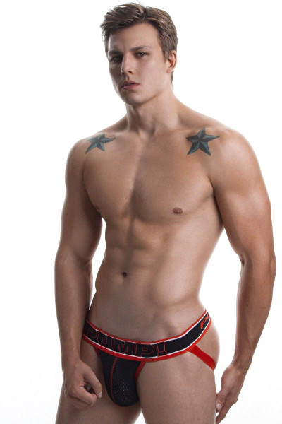 PUMP! Uppercut Jock 15029 Front View - Topdrawers Underwear for Men PUMP! Uppercut Jock 15029 Front View - Topdrawers Underwear for Men