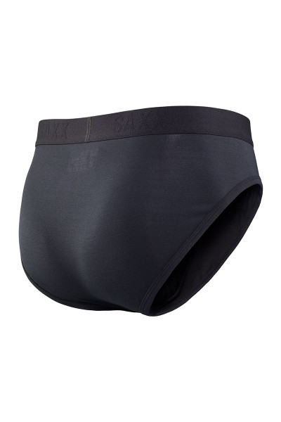 BLK Black - Saxx Ultra Brief with Fly SXBR30-BLK - Rear View - Topdrawers Underwear for Men BLK Black - Saxx Ultra Brief with Fly SXBR30-BLK - Rear View - Topdrawers Underwear for Men