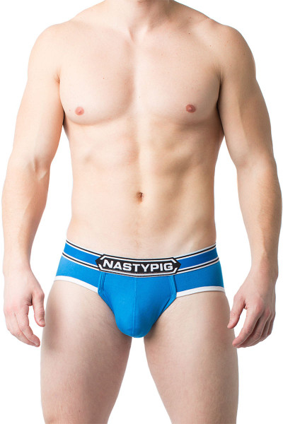 Blue - Nasty Pig Title Brief 5561 - Front View - Topdrawers Underwear for Men Blue - Nasty Pig Title Brief 5561 - Front View - Topdrawers Underwear for Men