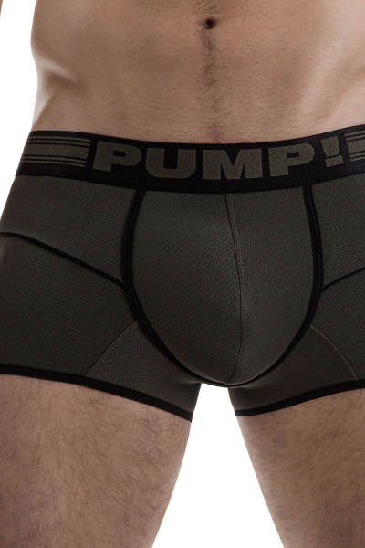 Military Green - PUMP! Free-Fit Boxer 11071 - Front View - Topdrawers Underwear for Men Military Green - PUMP! Free-Fit Boxer 11071 - Front View - Topdrawers Underwear for Men