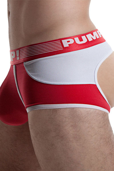 Red - PUMP! Access Trunk 15030 - Side View - Topdrawers Underwear for Men Red - PUMP! Access Trunk 15030 - Side View - Topdrawers Underwear for Men