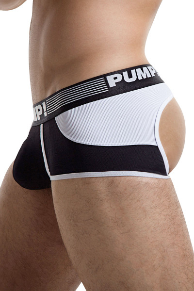 Black - PUMP! Access Trunk 15032 - Side View - Topdrawers Underwear for Men Black - PUMP! Access Trunk 15032 - Side View - Topdrawers Underwear for Men