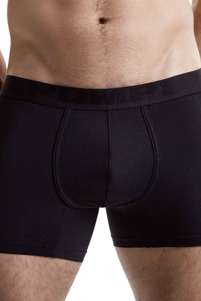 Black - PUMP! Cooldown Boxer 11066 - Front View - Topdrawers Underwear for Men Black - PUMP! Cooldown Boxer 11066 - Front View - Topdrawers Underwear for Men