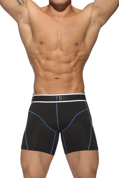 Black - Private Structure Momentum Innerwear Jammer MCMI3422BT - Front View - Topdrawers Underwear for Men Black - Private Structure Momentum Innerwear Jammer MCMI3422BT - Front View - Topdrawers Underwear for Men