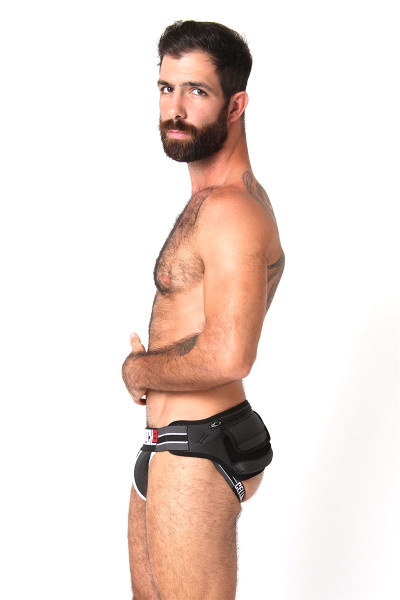 White - CellBlock 13 Smuggler Jock-Pack CBU121 - Side View - Topdrawers Underwear for Men White - CellBlock 13 Smuggler Jock-Pack CBU121 - Side View - Topdrawers Underwear for Men