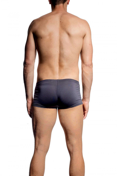 075 Charcoal - JM SKINZ Low Rise Pouch Boxer 88194 - Rear View - Topdrawers Underwear for Men 075 Charcoal - JM SKINZ Low Rise Pouch Boxer 88194 - Rear View - Topdrawers Underwear for Men