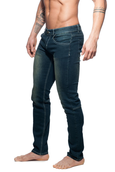 502 Navy Jeans - Addicted Basic Jeans AD636 - Side View - Topdrawers Menswear 502 Navy Jeans - Addicted Basic Jeans AD636 - Side View - Topdrawers Menswear