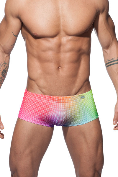 03 Yellow - Addicted Dotted Mini Swim Boxer ADS148 - Front View - Topdrawers Swimwear for Men 03 Yellow - Addicted Dotted Mini Swim Boxer ADS148 - Front View - Topdrawers Swimwear for Men