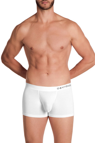 1N White - Obviously PrimeMan Boxer Brief 3 Inch Leg A00 - Front View - Topdrawers Underwear for Men 1N White - Obviously PrimeMan Boxer Brief 3 Inch Leg A00 - Front View - Topdrawers Underwear for Men
