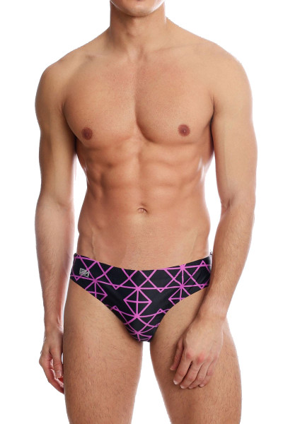 Garçon Model Axiom Swim Brief GM-SWBR-QUAN-AXI - Front View - Topdrawers Swimwear for Men Garçon Model Axiom Swim Brief GM-SWBR-QUAN-AXI - Front View - Topdrawers Swimwear for Men