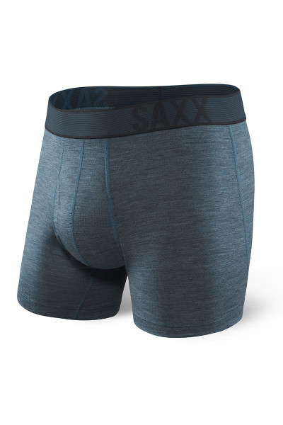 BHT Blue Heather - Saxx Blacksheep 2.0 Boxer Brief w/ Fly SXBB56F - Front View - Topdrawers Underwear for Men BHT Blue Heather - Saxx Blacksheep 2.0 Boxer Brief w/ Fly SXBB56F - Front View - Topdrawers Underwear for Men