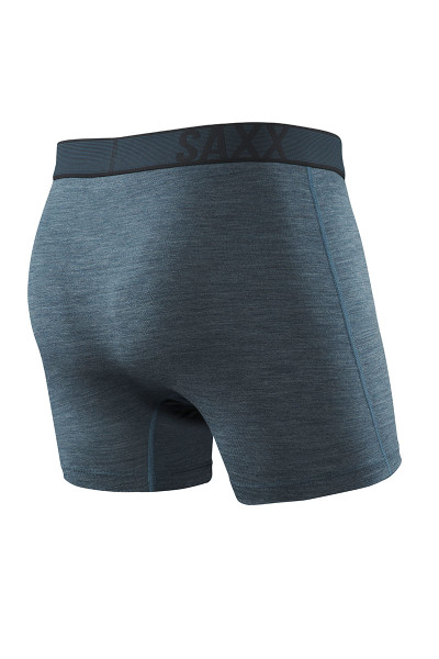 BHT Blue Heather - Saxx Blacksheep 2.0 Boxer Brief w/ Fly SXBB56F - Rear View - Topdrawers Underwear for Men BHT Blue Heather - Saxx Blacksheep 2.0 Boxer Brief w/ Fly SXBB56F - Rear View - Topdrawers Underwear for Men