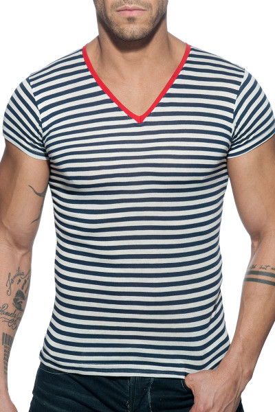 06 Red - Addicted Sailor T-Shirt AD587 - Front View - Topdrawers Menswear 06 Red - Addicted Sailor T-Shirt AD587 - Front View - Topdrawers Menswear