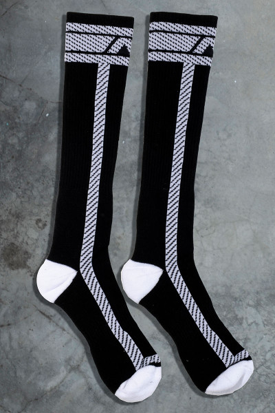 01 White - Addicted Fetish Fetish Long Sock ADF29 - Front View - Topdrawers Menswear 01 White - Addicted Fetish Fetish Long Sock ADF29 - Front View - Topdrawers Menswear