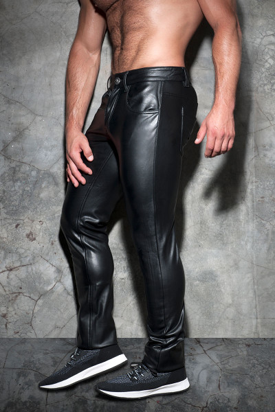 Addicted Fetish Fetish Long Pant ADF101 - Side View - Topdrawers Menswear Addicted Fetish Fetish Long Pant ADF101 - Side View - Topdrawers Menswear