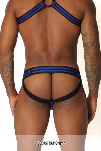 Blue - CellBlock 13 Torque Jockstrap CBU139 - Rear View - Topdrawers Underwear for Men Blue - CellBlock 13 Torque Jockstrap CBU139 - Rear View - Topdrawers Underwear for Men