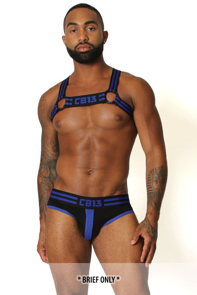 Blue - CellBlock 13 Torque Brief CBU138 - Front View - Topdrawers Underwear for Men Blue - CellBlock 13 Torque Brief CBU138 - Front View - Topdrawers Underwear for Men