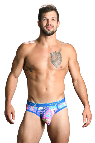 Andrew Christian Massive Dimensions Brief 90793 - Front View - Topdrawers Underwear for Men Andrew Christian Massive Dimensions Brief 90793 - Front View - Topdrawers Underwear for Men