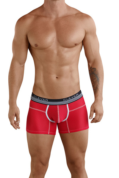 Red - Clever Danish Boxer 2365-05 - Front View - Topdrawers Underwear for Men Red - Clever Danish Boxer 2365-05 - Front View - Topdrawers Underwear for Men