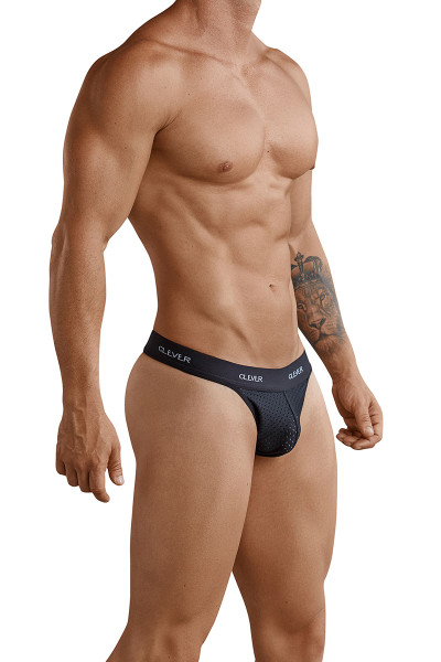 Clever Mesh Thong 0001-14 - Front View - Topdrawers Underwear for Men Clever Mesh Thong 0001-14 - Front View - Topdrawers Underwear for Men